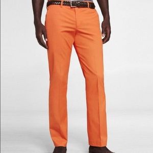 Express Men Photographer Pants Orange